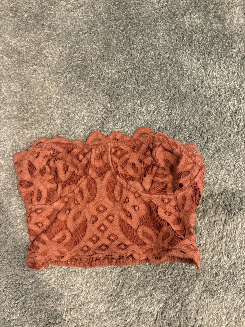 Free People Adella Strapless Top size small